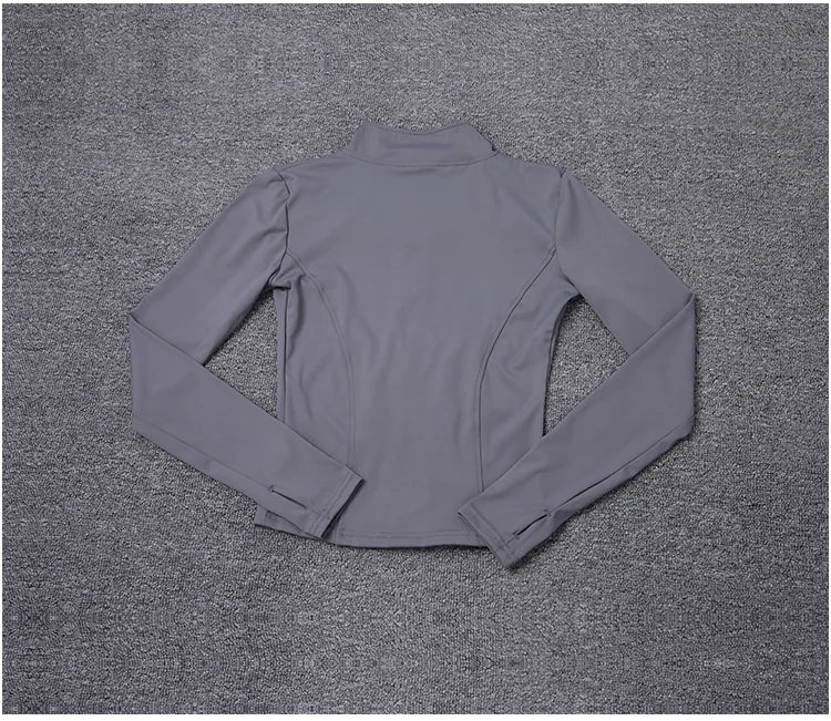 Veste de Sport Femme Manches Longues — Gym, Yoga & Entraînement