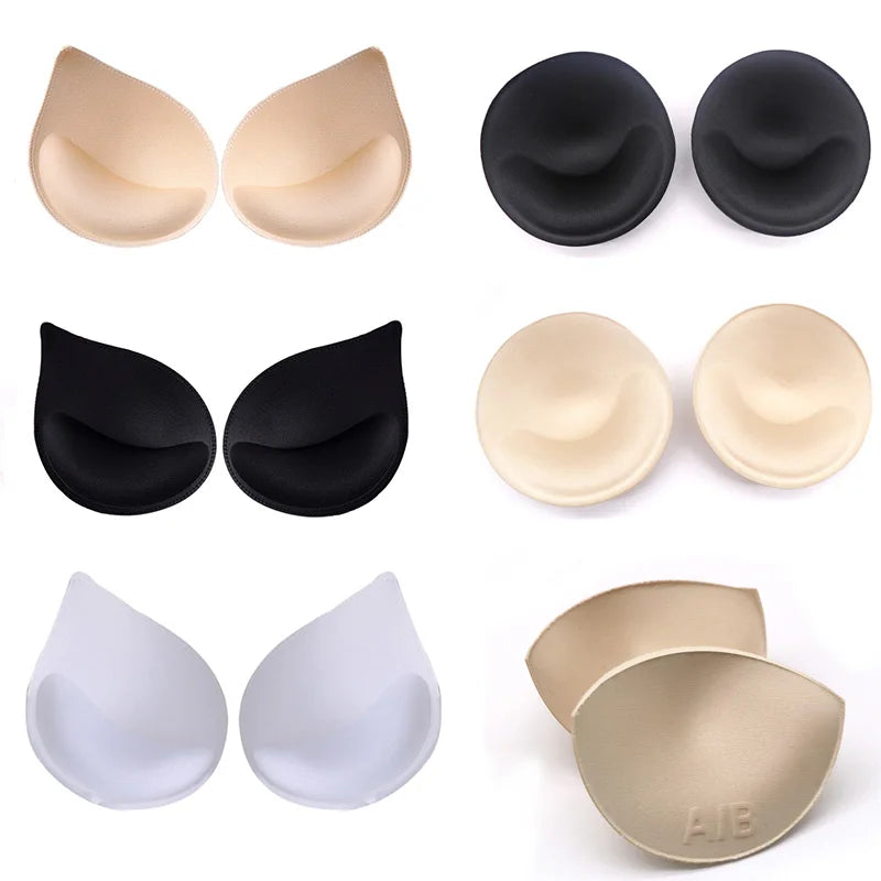 Coussinets Push-Up Amovibles pour Soutien-Gorge & Maillot – Lot de 2 Paires