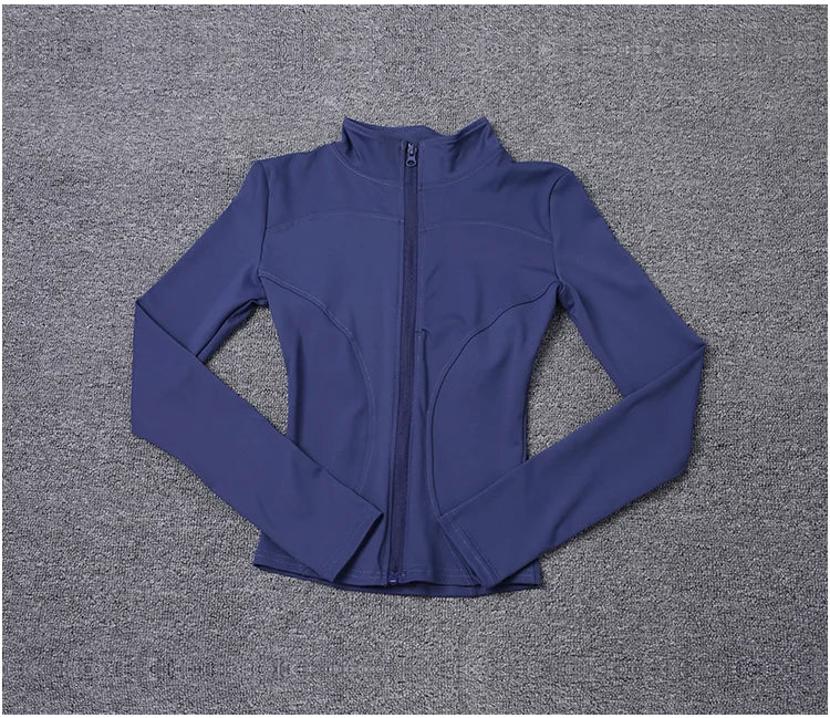 Veste de Sport Femme Manches Longues — Gym, Yoga & Entraînement