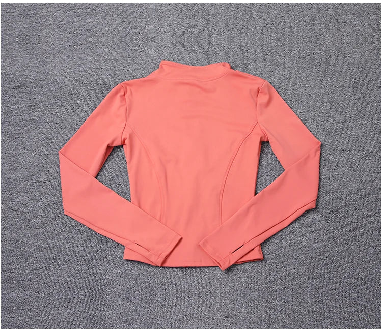 Veste de Sport Femme Manches Longues — Gym, Yoga & Entraînement