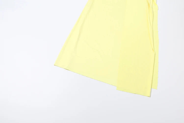 Robe Longue Col V Sans Manches A-Line — Sexy & Club Été 2026