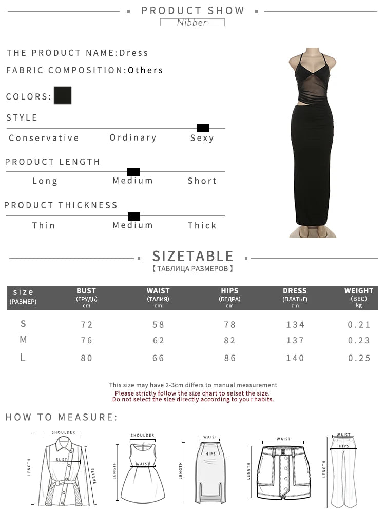 Robe Maxi Nibber Patchwork Maille Dos Nu — Moulante & Élégante Soirée