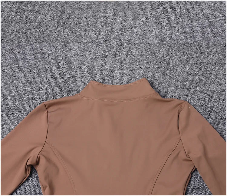Veste de Sport Femme Manches Longues — Gym, Yoga & Entraînement
