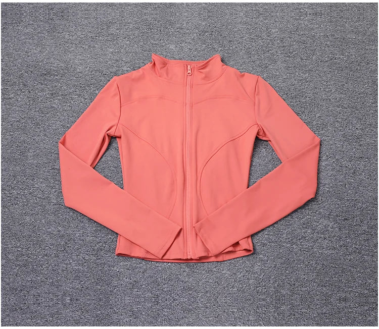 Veste de Sport Femme Manches Longues — Gym, Yoga & Entraînement
