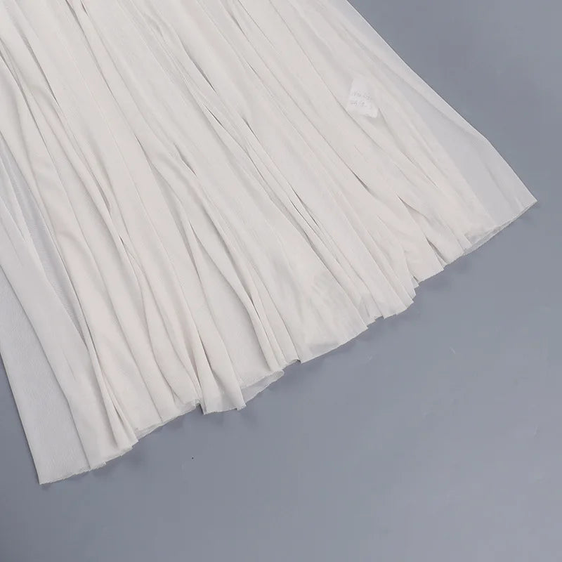 Robe Maxi Filet Dos Nu Élégante — Soirée & Club Été 2026
