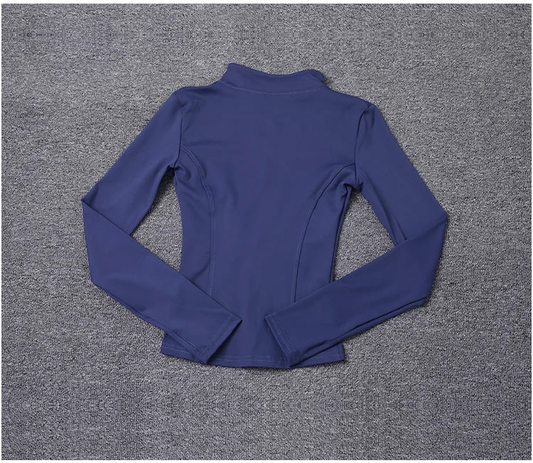 Veste de Sport Femme Manches Longues — Gym, Yoga & Entraînement