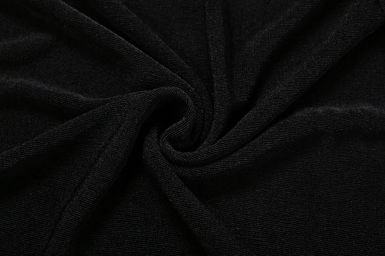Robe Moulante Velours Col Roulé Franges — Saint-Valentin & Soirée 2026