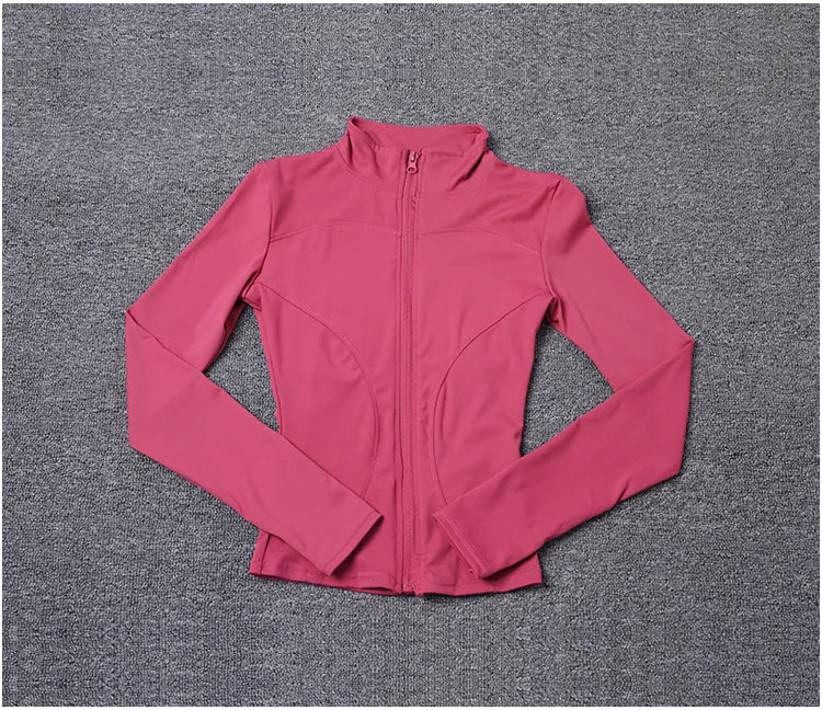 Veste de Sport Femme Manches Longues — Gym, Yoga & Entraînement