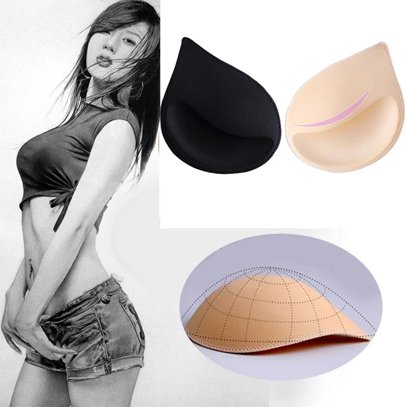 Coussinets Push-Up Amovibles pour Soutien-Gorge & Maillot – Lot de 2 Paires