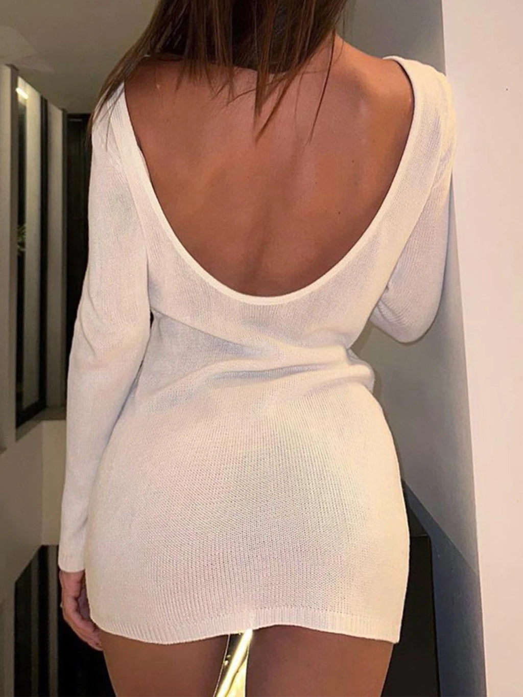Robe Mini Transparente Noir & Blanc — Club & Soirée Été 2026