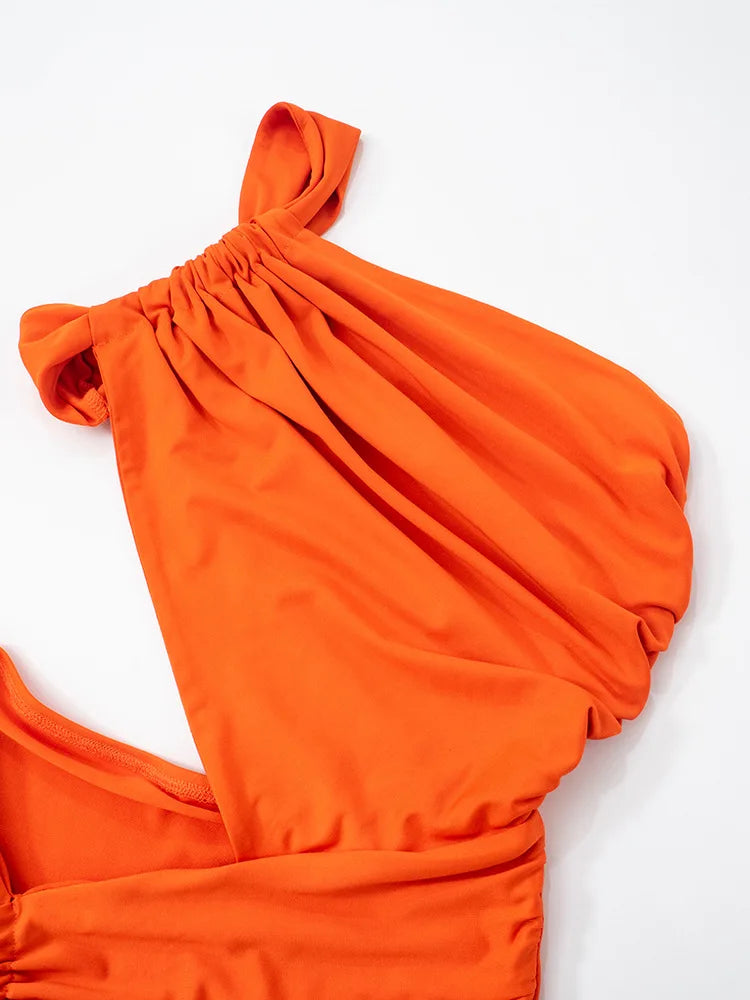 Robe Épaule Dénudée Franges & Patchwork — Club & Soirée 2026