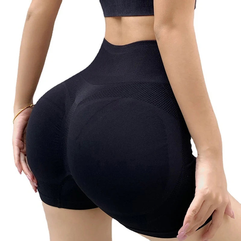 Short Sport Taille Haute Femme – Gainant, Séchage Rapide, Yoga & Running