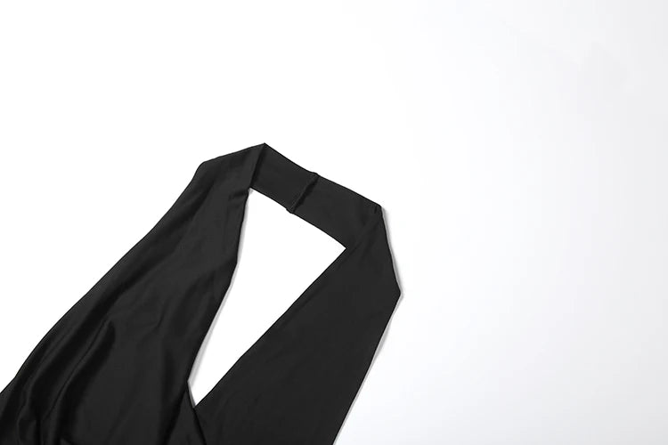 Robe Longue Col V Sans Manches A-Line — Sexy & Club Été 2026