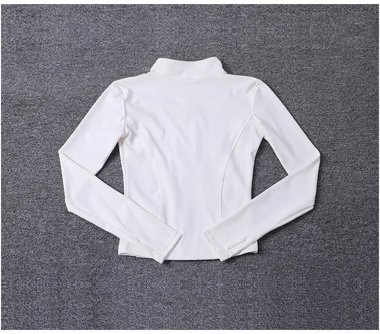 Veste de Sport Femme Manches Longues — Gym, Yoga & Entraînement