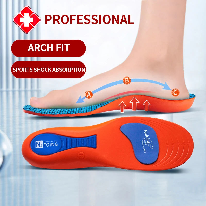 Semelles Orthopédiques Sport EVA — Respirantes & Absorbant les Chocs