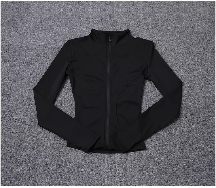 Veste de Sport Femme Manches Longues — Gym, Yoga & Entraînement