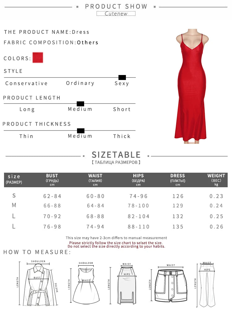 Robe Longue Rouge Brillante Bretelles Dos Nu — Streetwear & Soirée 2026