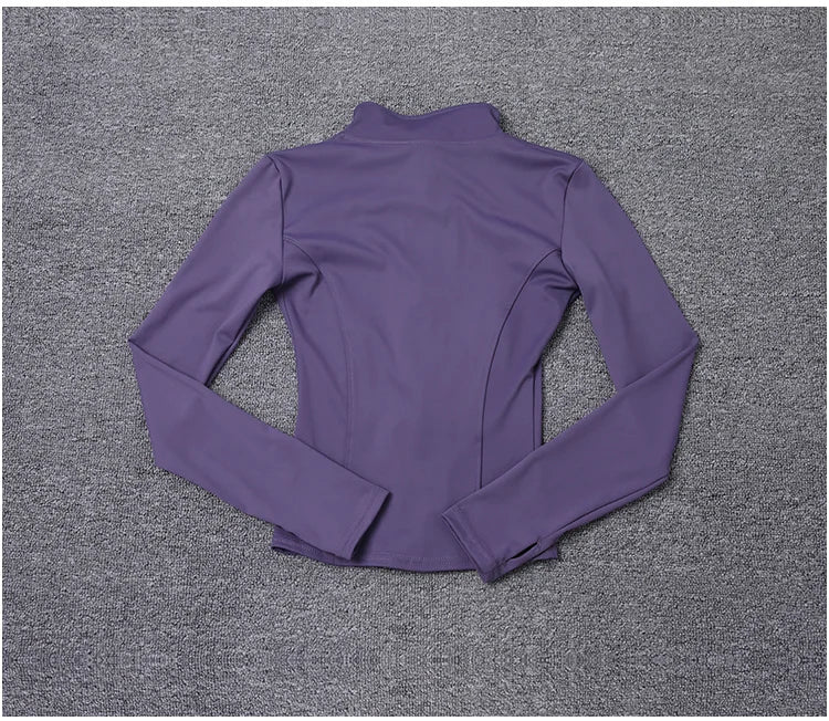 Veste de Sport Femme Manches Longues — Gym, Yoga & Entraînement