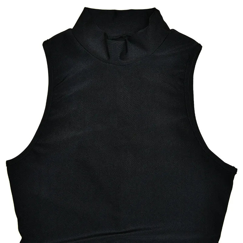 Robe Mini Col Roulé Ruchée — Soirée & Club Été 2026