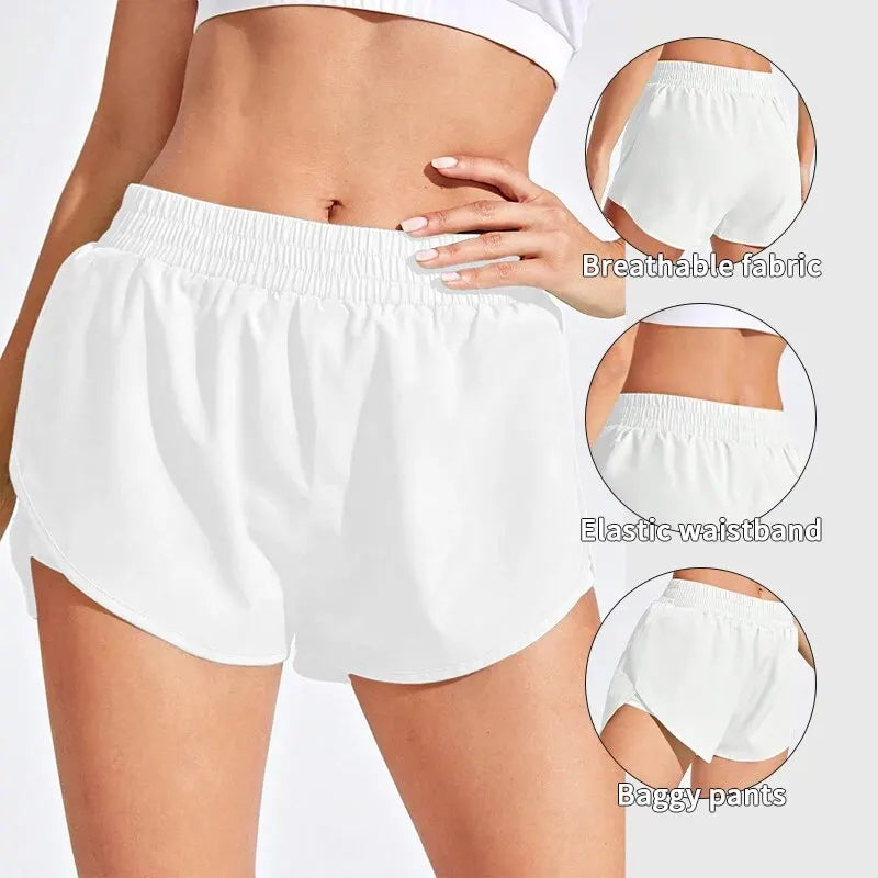 Short de Yoga Femme — Legging Court Elastique Fitness & Course