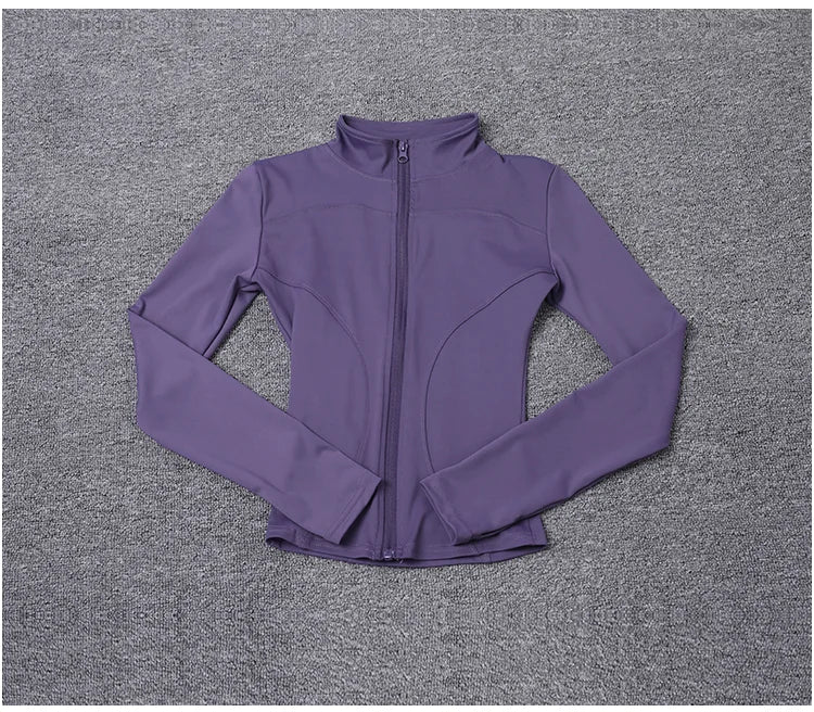 Veste de Sport Femme Manches Longues — Gym, Yoga & Entraînement