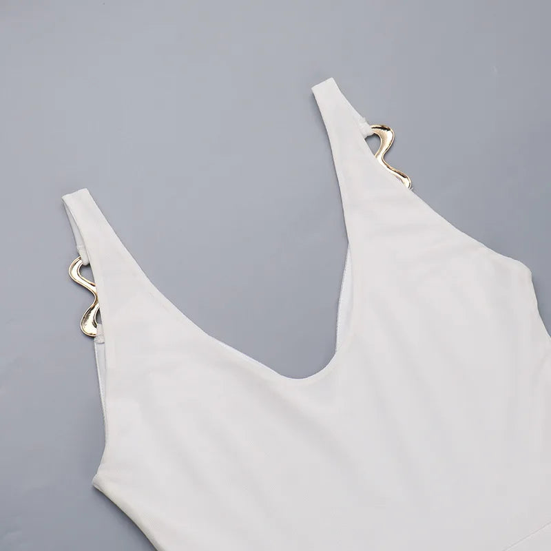 Robe Maxi Filet Dos Nu Élégante — Soirée & Club Été 2026