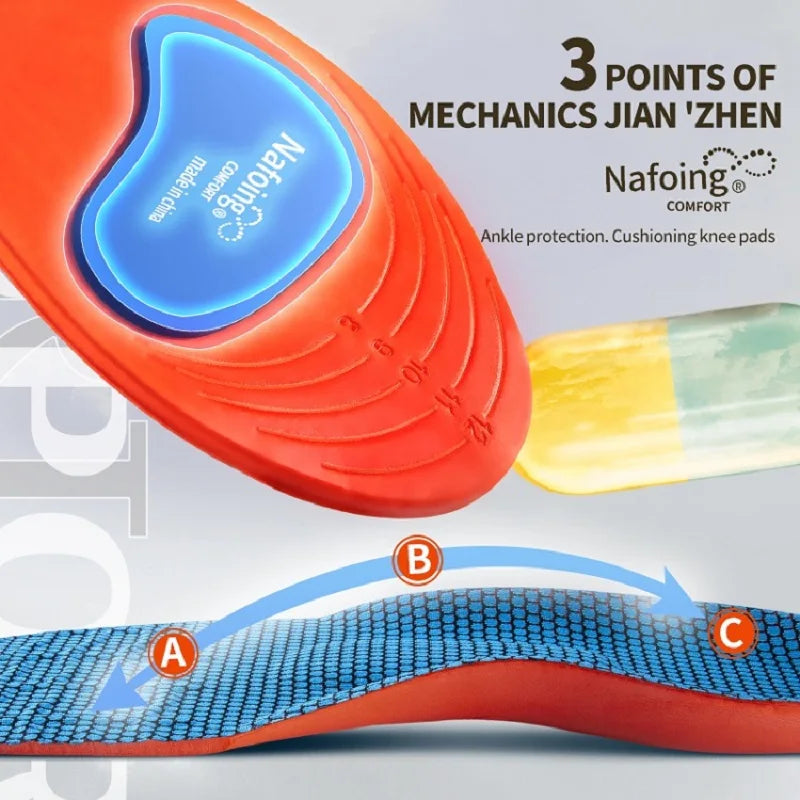 Semelles Orthopédiques Sport EVA — Respirantes & Absorbant les Chocs
