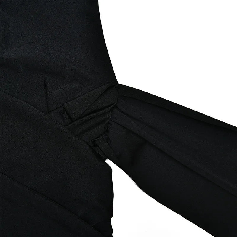 Robe Mini Col Roulé Ruchée — Soirée & Club Été 2026